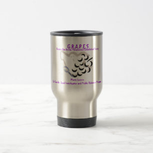 Mug De Voyage Logo de RAISINS, G.R.A.P.E.S, plus grand Rio