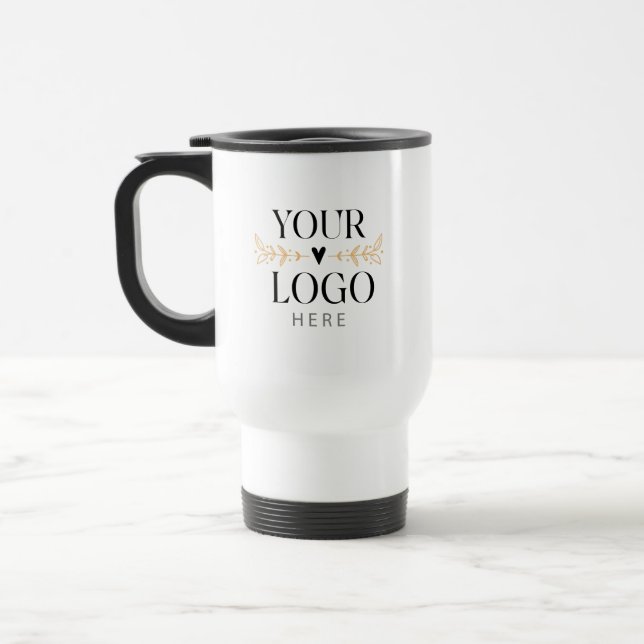 Mug De Voyage Logo d'entreprise moderne (Gauche)