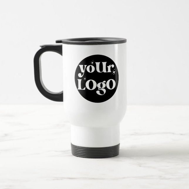 Mug De Voyage Logo d'entreprise personnalisé (Gauche)
