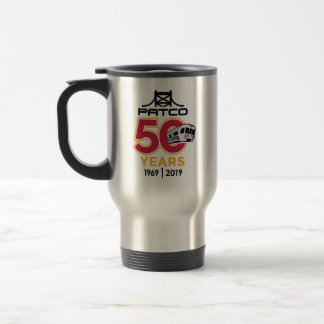 Mug De Voyage Logo du 50e anniversaire de PATCO 15e once