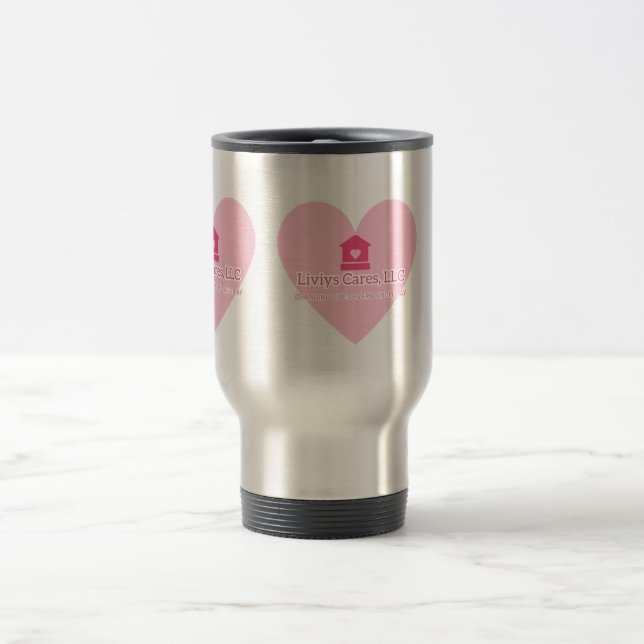 Mug De Voyage Logo Liviys Cares (Centre)