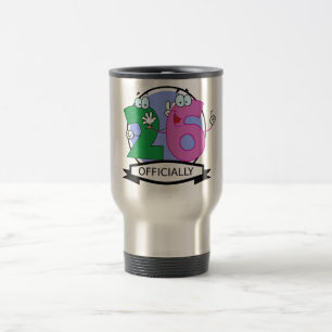 Mug De Voyage Logo Officiellement 26 Anniversaire