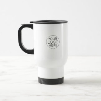 Mug De Voyage Logo personnalisé blanc