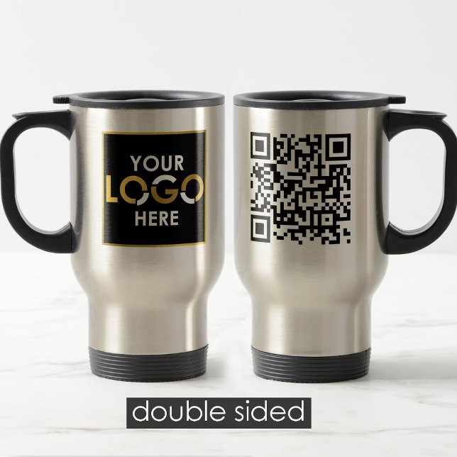 Mug De Voyage Logo professionnel personnalisé QR Code promotionn (Personalized Business Logo QR Code Promotional Travel Mug)