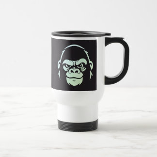 Mug De Voyage Logo Singe En Colère-Singe Calme Rose-Singe Stress