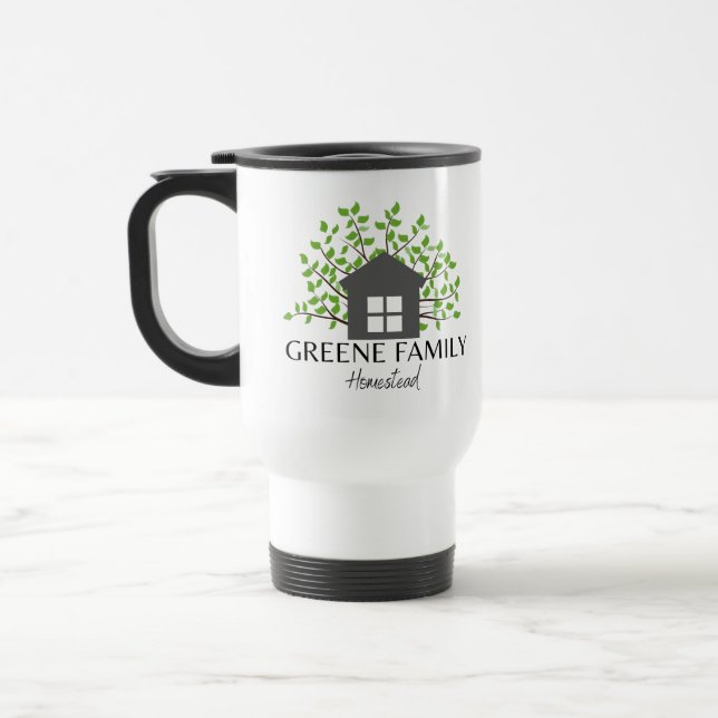 Mug De Voyage Logo Voyage Mug avec Lid (Gauche)