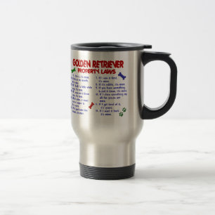 Mug De Voyage Lois 2 de propriété de golden retriever