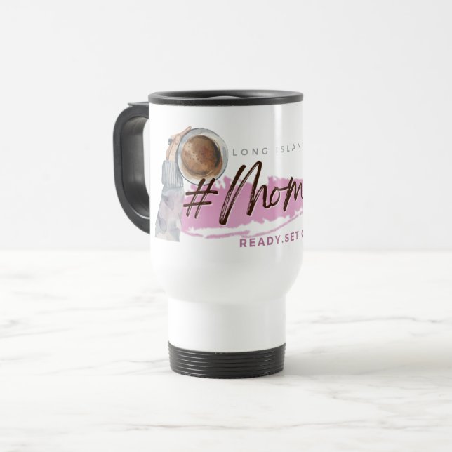 Mug De Voyage Long Island Maman Vie Thermique Voyage Mug (Devant gauche)
