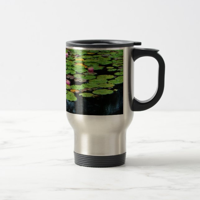 Mug De Voyage lotus rose noir (Droit)