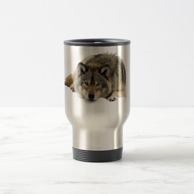 Mug De Voyage Loup (Centre)