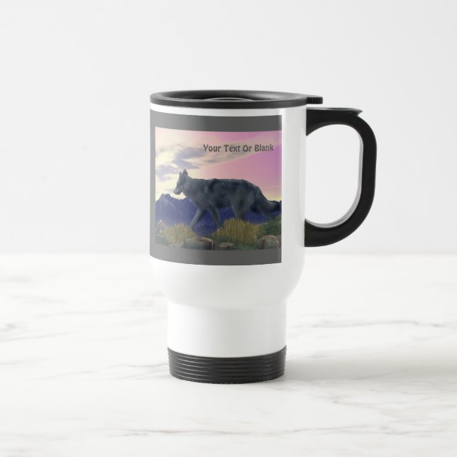 Mug De Voyage Loup de grand pays (Droite)