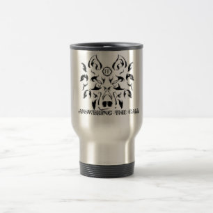 Mug De Voyage Loup de sapeur-pompier, RÉPONDANT À L'APPEL