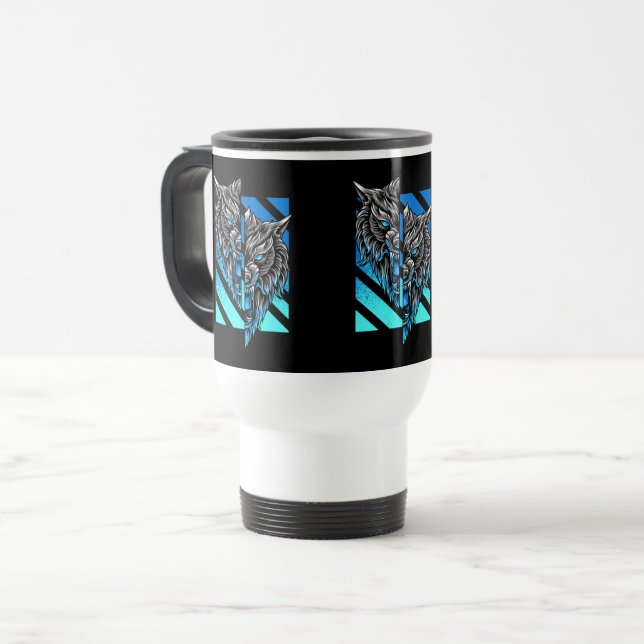 Mug De Voyage Loups (Devant gauche)