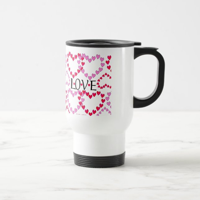 Mug De Voyage LOVE ROUGE ROSE DE Tiny Hearts (Droite)