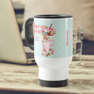 Mug De Voyage Love you a Latte Rétro Douceurs Personnalisées