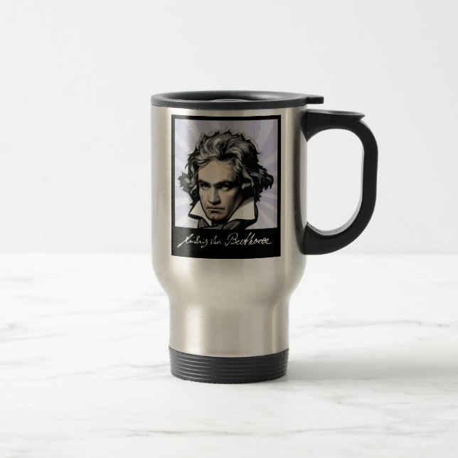 Mug De Voyage Ludwig van Beethoven (Droit)
