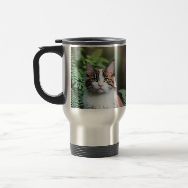 Mug De Voyage Lulu Le Chat De Ragdoll, Musique De Voyage (Gauche)