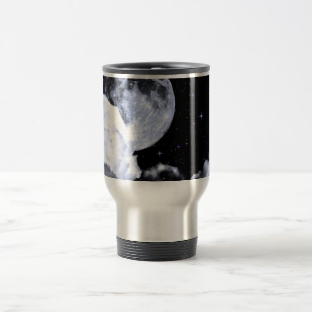 Mug De Voyage Lune et étoiles (Centre)