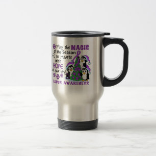 Mug De Voyage Lupus de pingouins de Noël