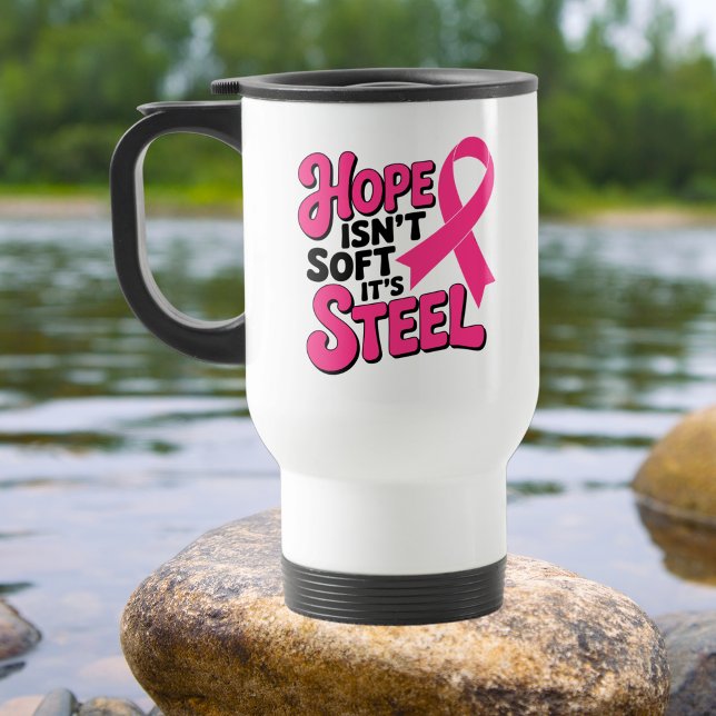 Mug De Voyage Lutte contre le cancer du sein Survivant du guerri (Créateur téléchargé)