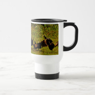 Mug De Voyage Lutter contre les dindes sauvages dans les montagn