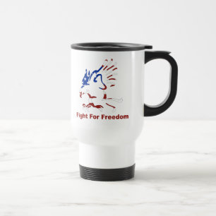 Mug De Voyage Lutter pour la liberté Aigle Voyage Mug