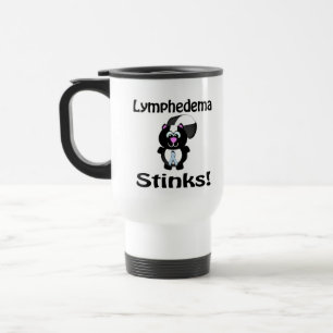 Mug De Voyage Lymphedema pue comme une mouffette Conception de s