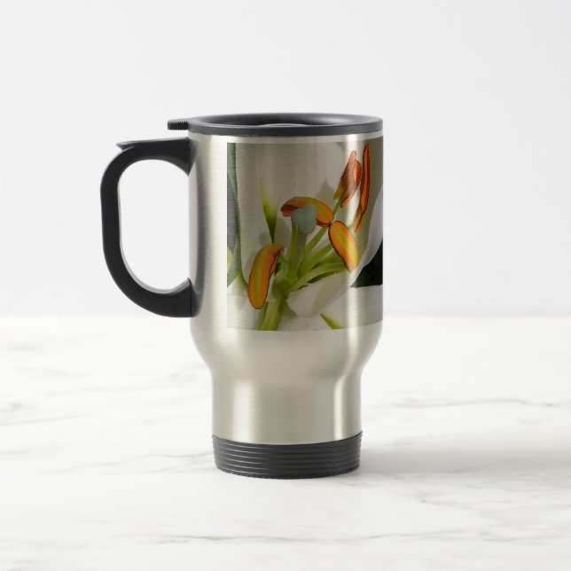 Mug De Voyage Lys blancs (Gauche)