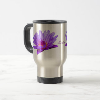 Mug De Voyage Lys d'eau violet