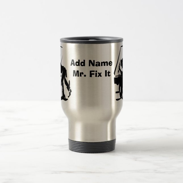 Mug De Voyage M. Fix It Mugs, ajoutez le nom (Centre)