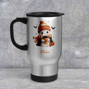 Mug De Voyage M personnalisé Cozy Ghost et Pumpkin Spice Autumn