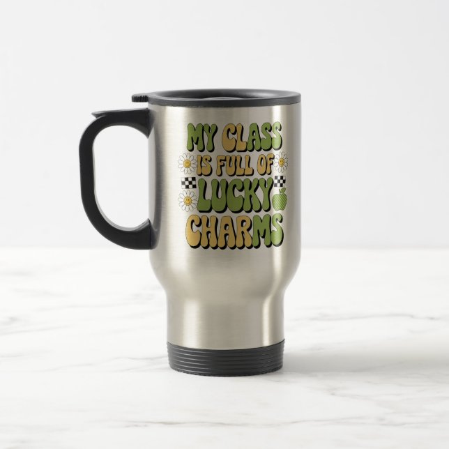 Mug De Voyage Ma Classe Est Pleine De Charmes Chanceux Professeu (Gauche)