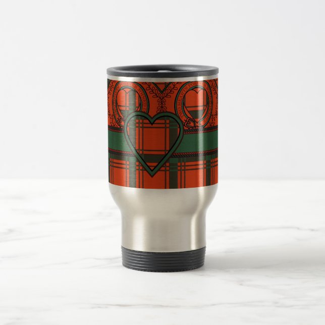 Mug De Voyage Macdonald de tartan d'écossais de Sleate (Centre)