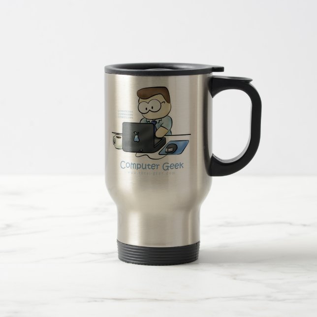 Mug De Voyage machine geek café (Droit)