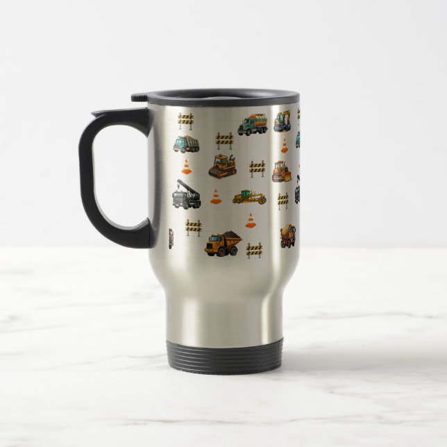 Mug De Voyage Machinerie de construction  (Gauche)