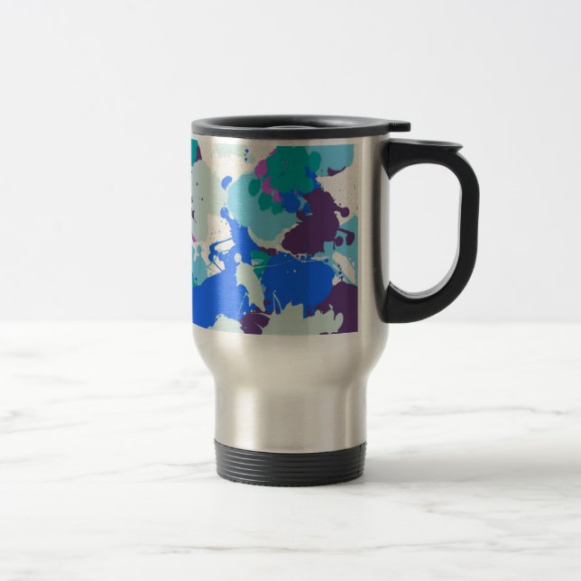 Mug De Voyage Macie le chat art original 3 (Droit)