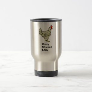 Mug De Voyage Madame folle de poulet