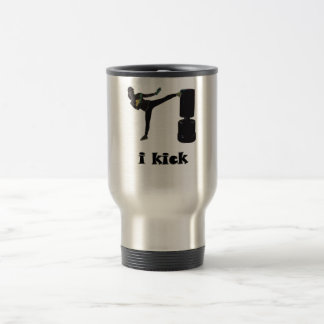 Mug De Voyage Madame Kickboxer/moi donnent un coup de pied