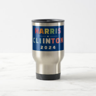 MUG DE VOYAGE MADAME LE PRÉSIDENT KAMALA HARRIS CLINTON 2024