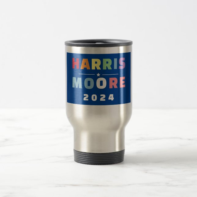 MUG DE VOYAGE MADAME LE PRÉSIDENT KAMALA HARRIS MOORE 2024 (Centre)