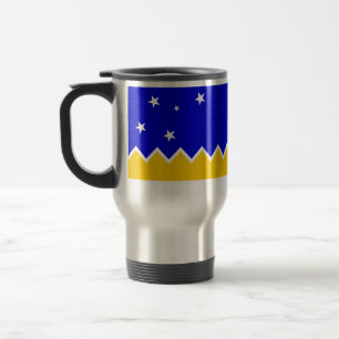 Mug De Voyage Magallanes, drapeau du Chili, Antarctique