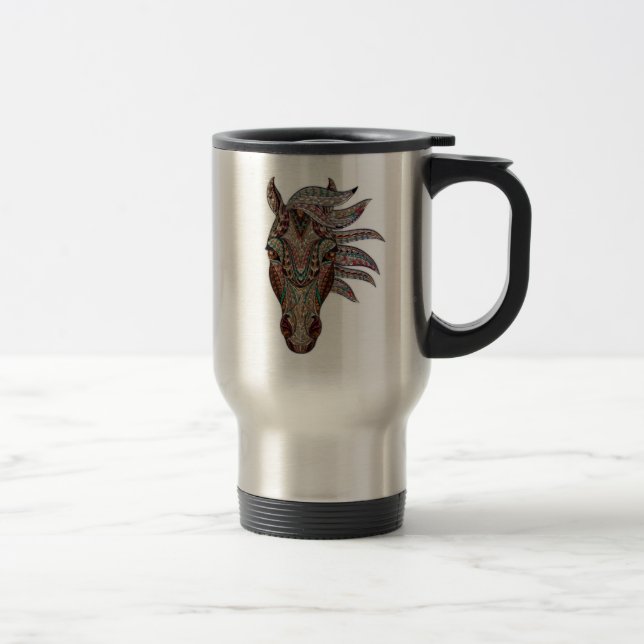 Mug De Voyage Magnifique Cheval (Droit)