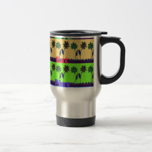 Mug De Voyage Magnifique Floral Pop texte coloré Manger Amour Jo
