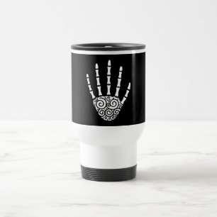 Mug De Voyage Main squelette spirale