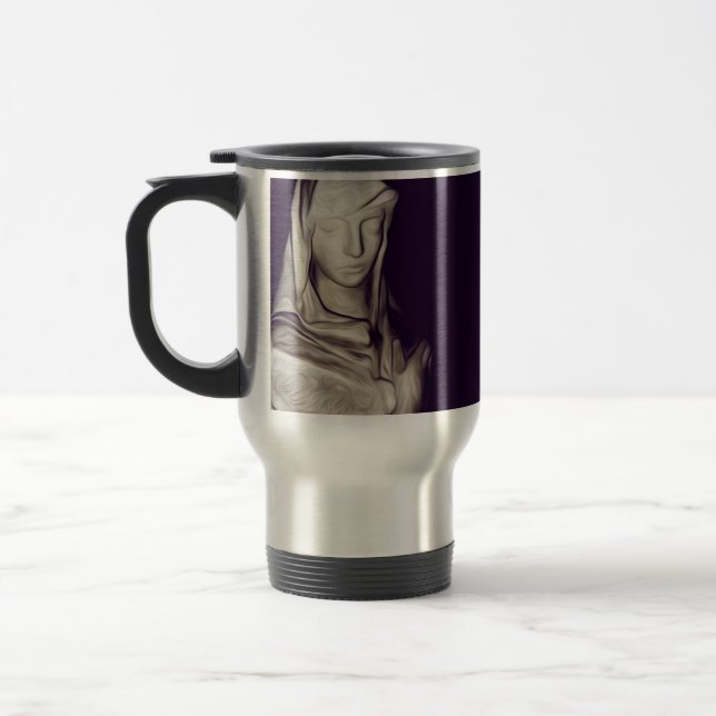 Mug De Voyage main sur coeur (Gauche)