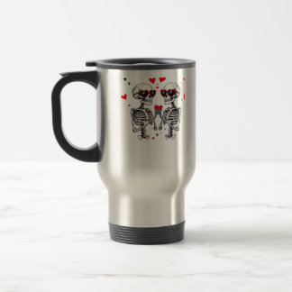 Mug De Voyage Mains Coeur Squelette Pour Trending