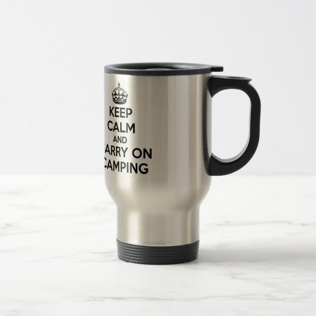 MUG DE VOYAGE MAINTENEZ CALME ET CONTINUEZ LA SÉLECTION CAMPANTE (Droit)