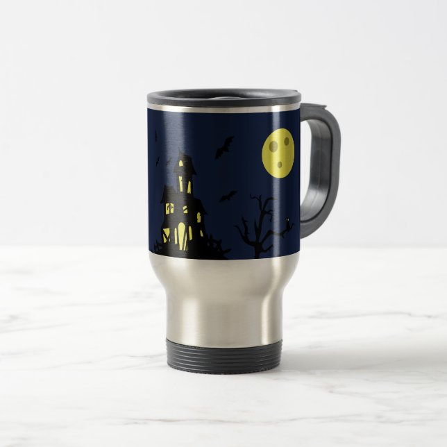 Mug De Voyage Maison haunted (Devant droit)