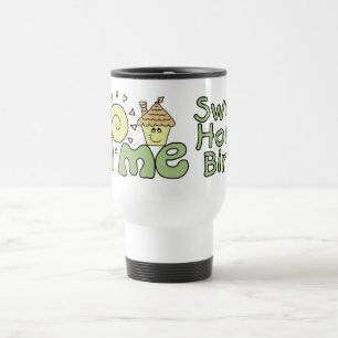 Mug De Voyage Maison Sweet Home Naissance! -Maison et soleil