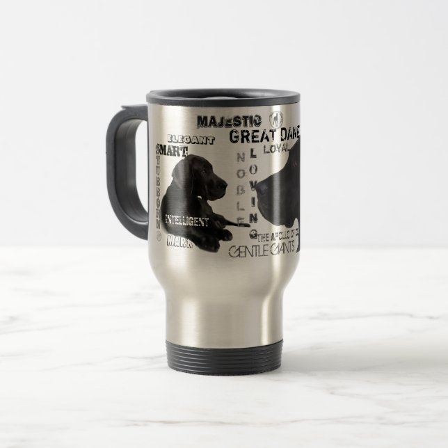 Mug De Voyage Majestic Great Danes (Devant gauche)